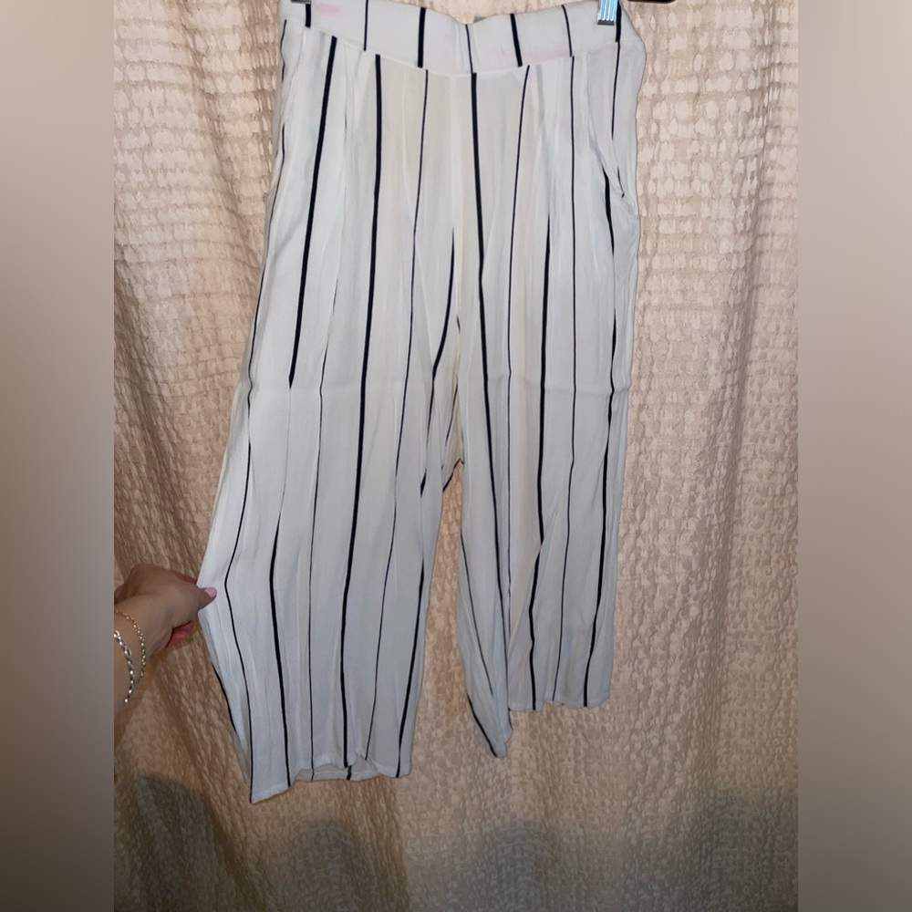 Top Shop, striped work pants - Picture 2 of 2